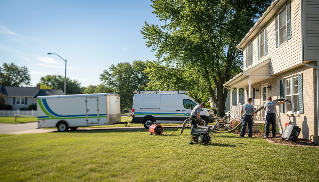 Flooded Basement Restoration And Cleanup With Repair in Nebraska near me